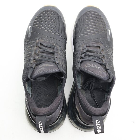Nike Air Max 270 Black White GS Youth 5.5 Women's 7 Running Sneakers 943345-001 - Picture 7 of 9
